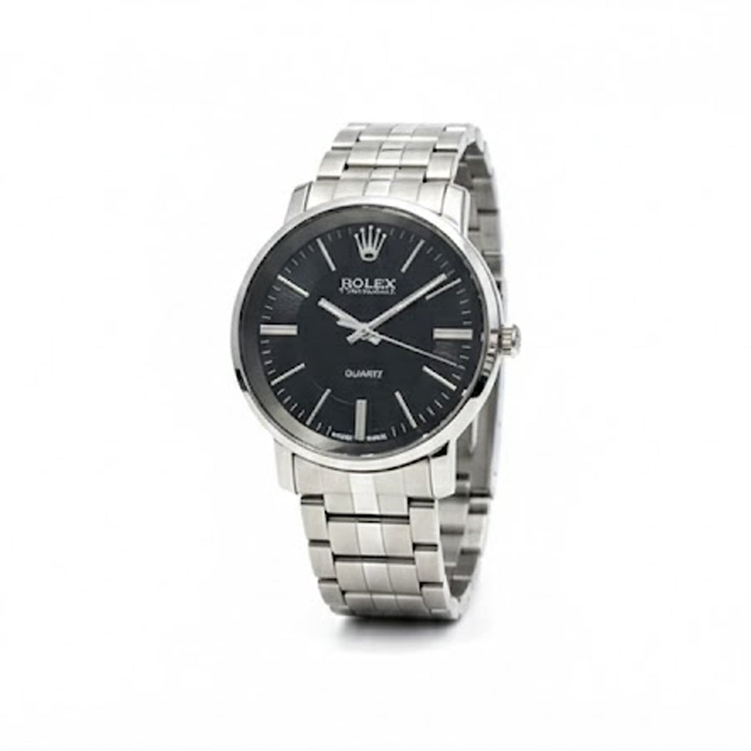 Rolex Oyster Black Dial Crown Lock